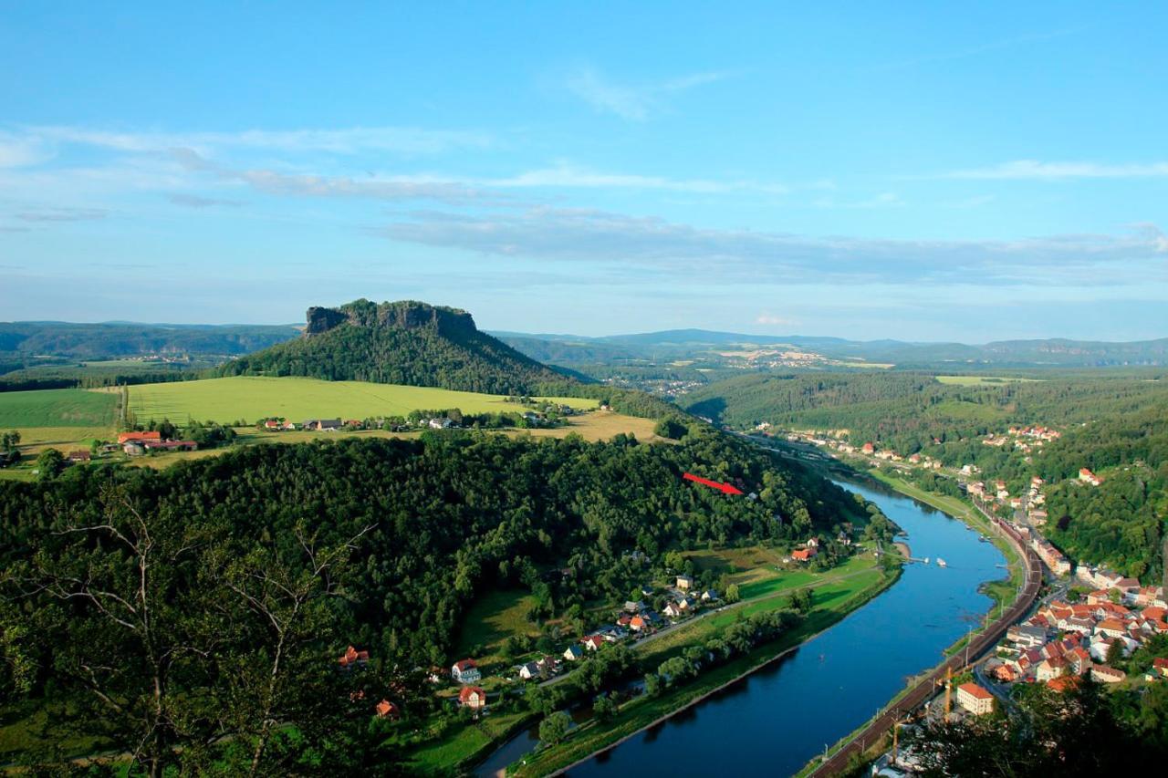 Luxusboofe - Ferienhaus Am Lilienstein Konigstein an der Elbe Luaran gambar