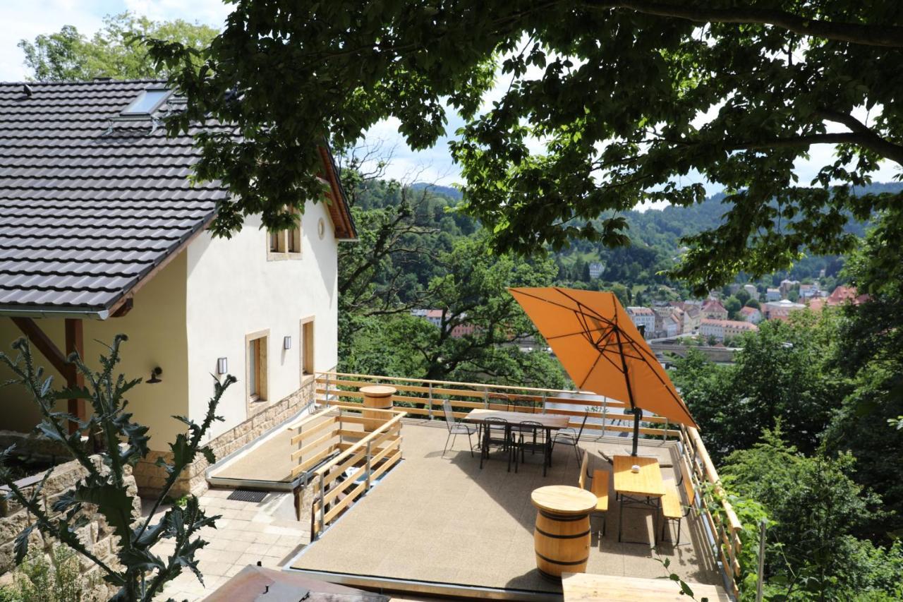 Luxusboofe - Ferienhaus Am Lilienstein Konigstein an der Elbe Luaran gambar