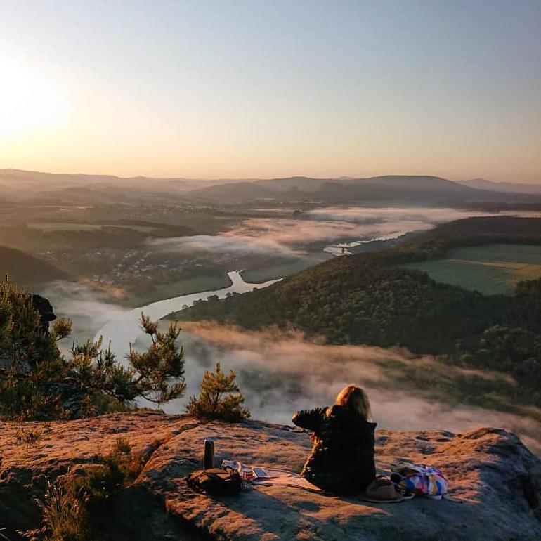 Luxusboofe - Ferienhaus Am Lilienstein Konigstein an der Elbe Luaran gambar