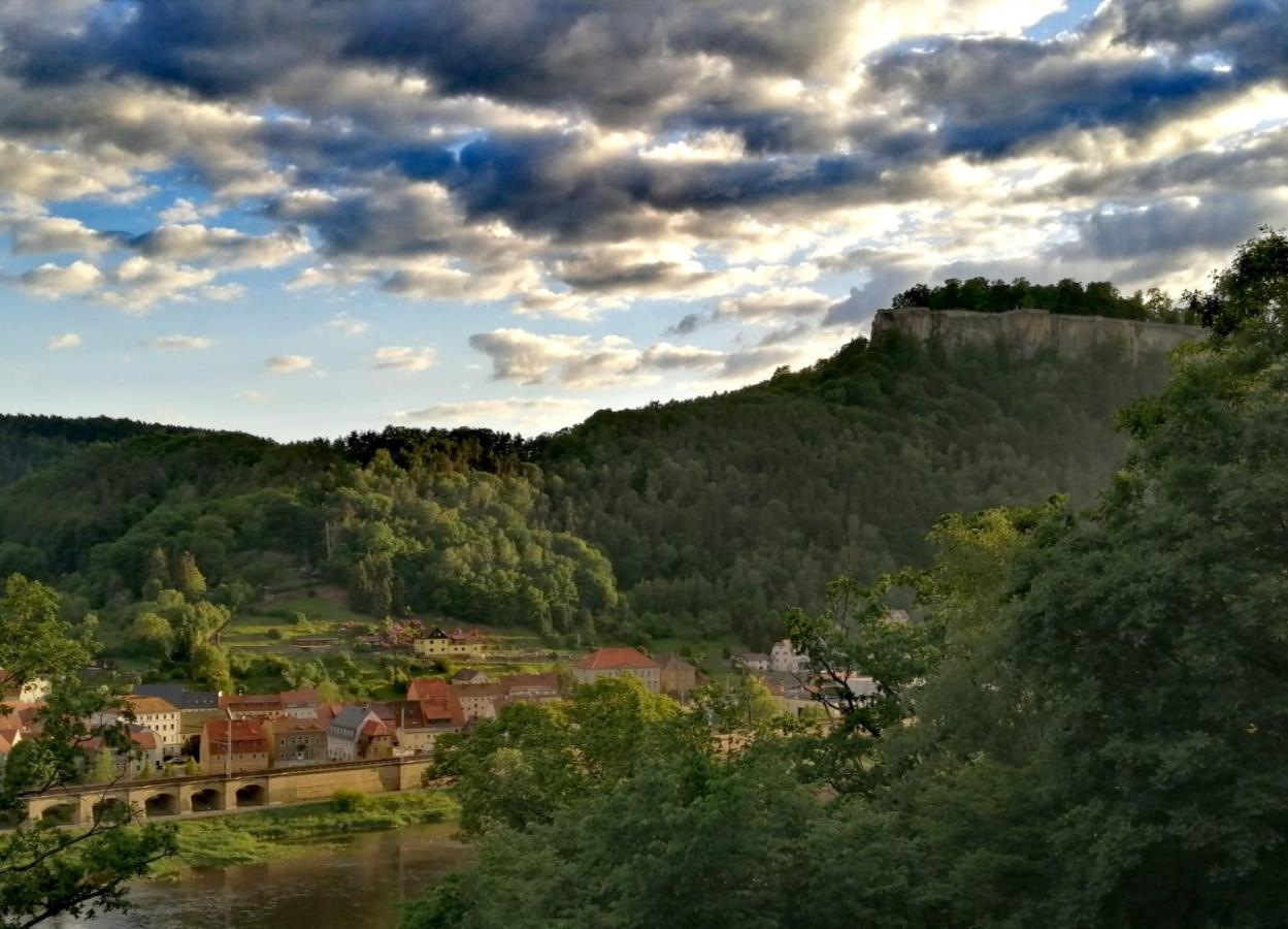 Luxusboofe - Ferienhaus Am Lilienstein Konigstein an der Elbe Luaran gambar